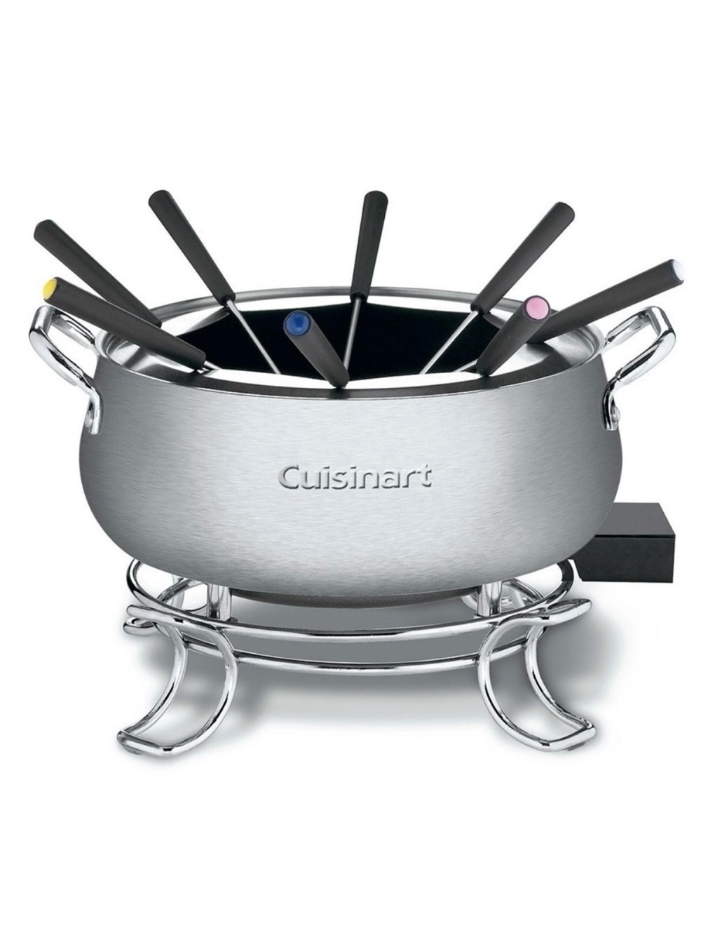 Cuisinart Electric Fondue Set Stainless Steel Holiday Entertaining 3 Quart
